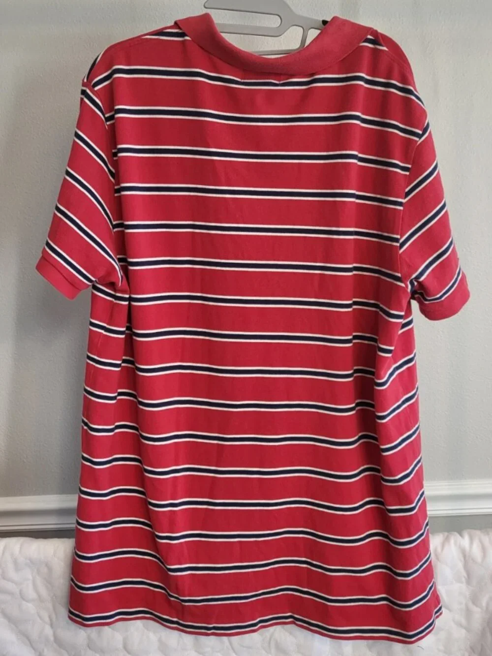 Vintage Polo Jeans Company Polo Shirt Ralph Lauren Flag Striped XXL Y2K Preppy